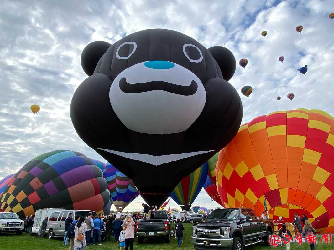 臺北熊讚熱氣球首次躍上國際 參加世界最大熱氣球節（圖：觀光傳播局 提供）-正聲新聞
