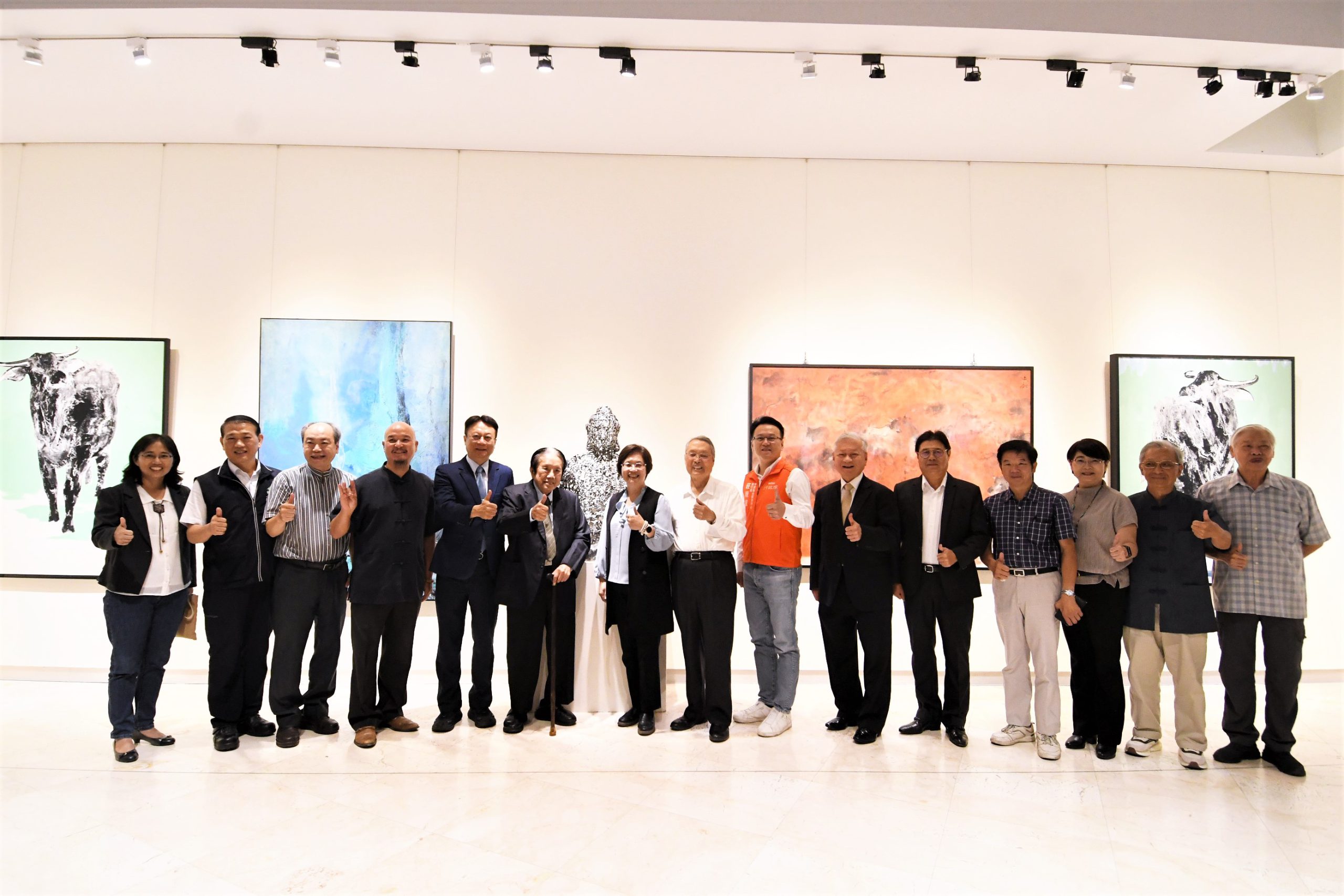 許文融創作展 搶先看繪動的《臺灣風物圖卷》開幕式