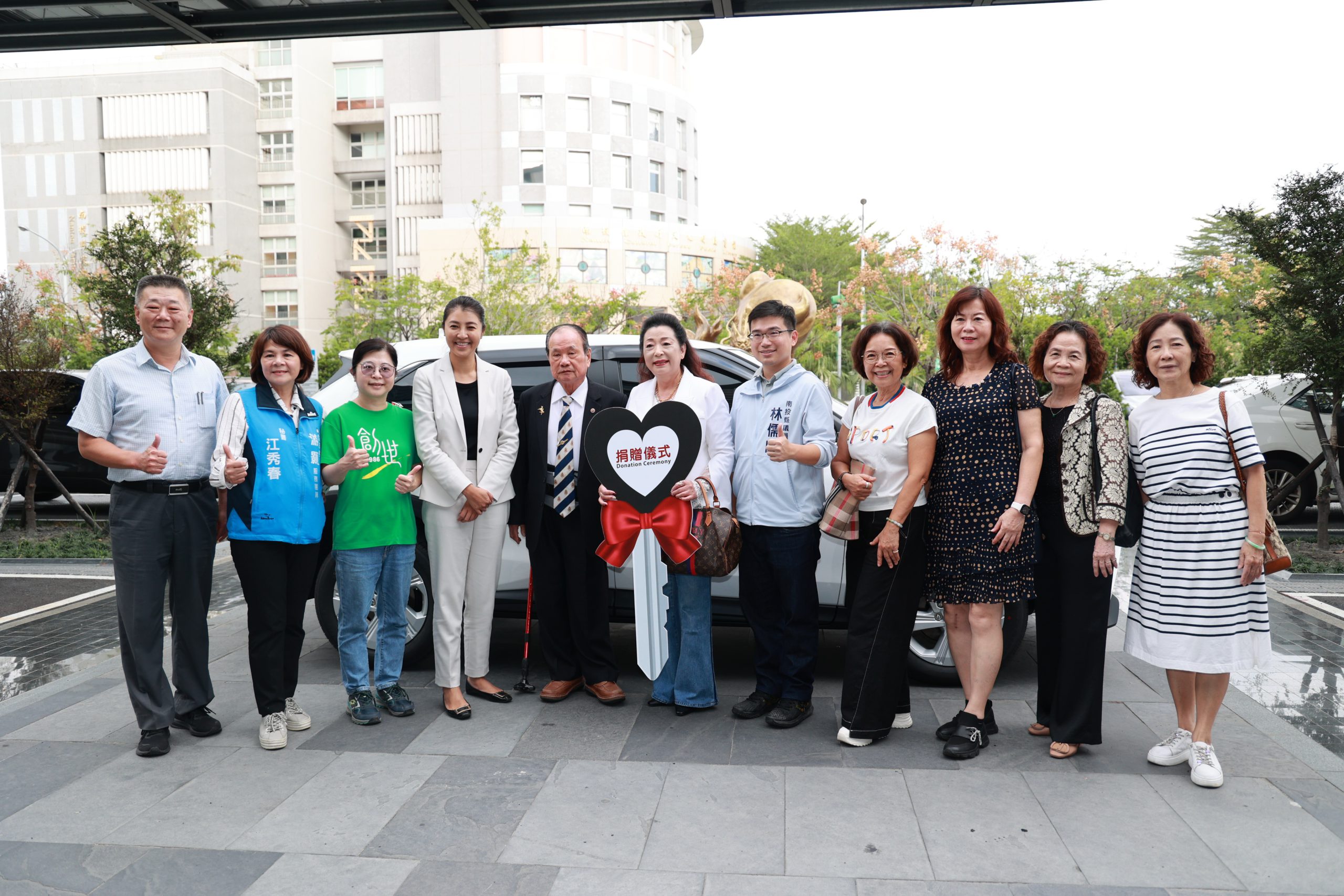 上準衡器贈車助長照 創世基金會草屯分院獲配車輛