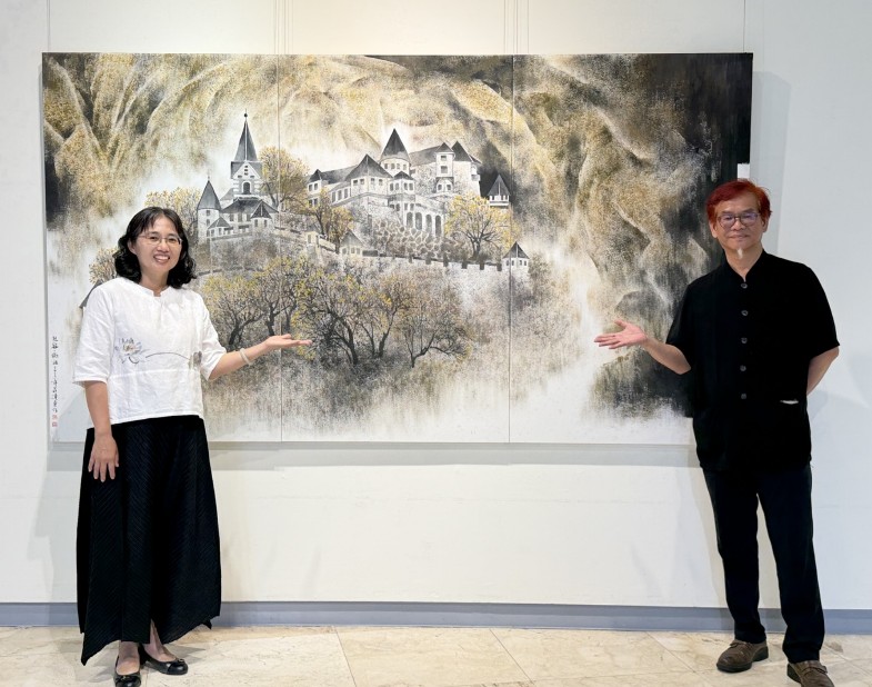 東方筆墨遇見歐陸光影 莊連東「旅歐觀想」展現跨文化對話